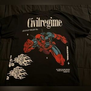 CIVIL REGIME BY DARC SPORT & MARVEL DEADPOOL ~ MEDIUM